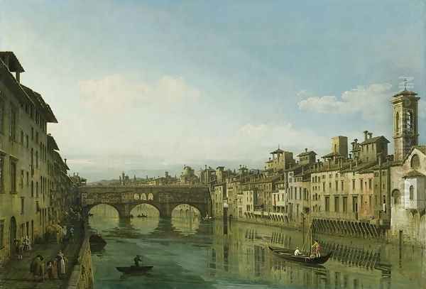 The Arno in Florence with the Ponte Vecchio, c.1745 - view 1