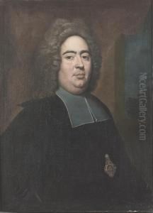 Portrat Eines Edelmannes. by Frans Van Stampart
