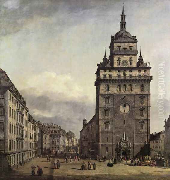 The Kreuzkirche in Dresden 1747-56 - view 1
