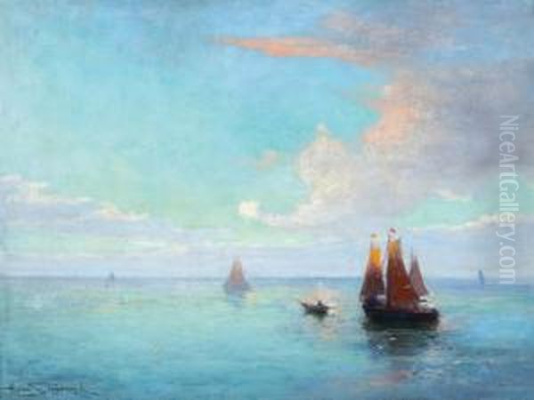 Fishingboats In Scheveningen - view 1
