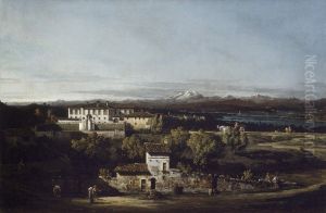 View of the Villa Cagnola at Gazzada near Varese 1744