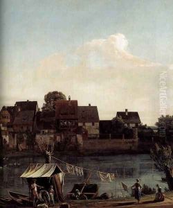 Pirna Seen from the Harbour Town (detail) 1753-55