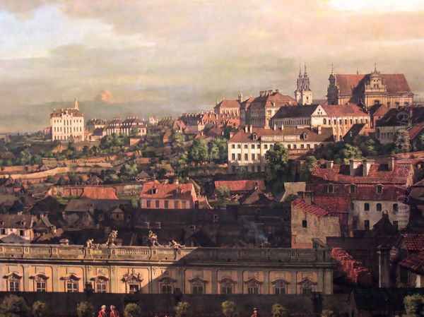View on Warsaw from Royal Castle fragment - view 1