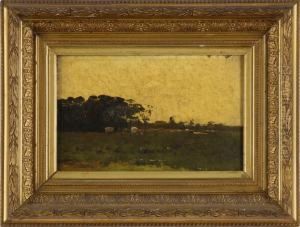 Weidelandschaft Mit Kuhen. by Hendrik Otto Van Thol
