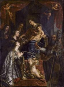 Adorationsbild by Theodor Van Thulden