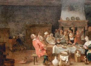 La Joie Des Buveurs Dans Une Auberge