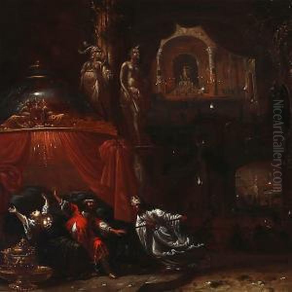 Pinchas Killing Zimri And Kozbi, Daughter Of The Prince Of Midian - view 1