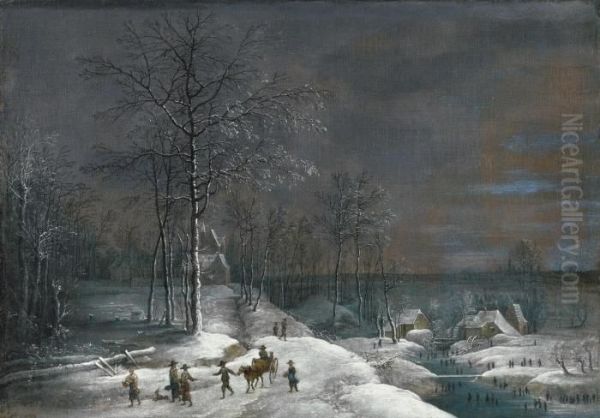 Winterlandschaft Mitfiguren - view 1
