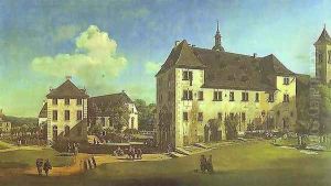 Courtyard of the Castle at Köningstein from the South 2