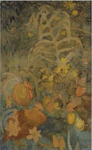 Poule Mourante by Theodorus Van Hoytema