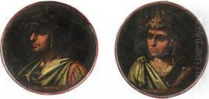 Portrait Of The Roman Emperor Titus Flavius Vespasianus by Otto van Veen