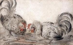 Deux Coqs by Rochus Van Veen