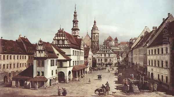 View from Pirna, the market square in Pirna - view 1