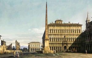 Rome, View of the Piazza di San Giovanni in Laterano
