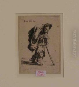 Bettler Im Huckepack by Jan Georg van Vliet