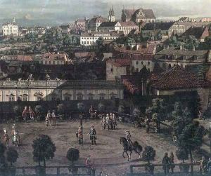 View of Warsaw from the Royal Palace (detail)
