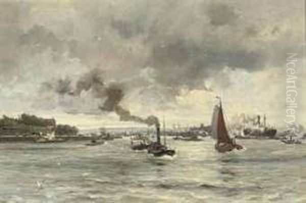 Maas Voor 't Park: Boating On The River Maas, Rotterdam - view 1