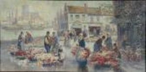 Flower Market by Francis William Van Vreeland
