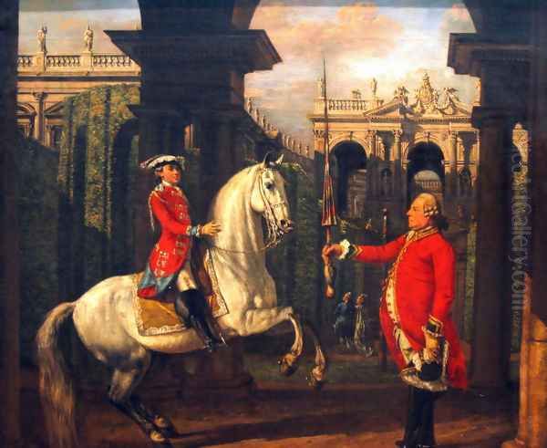 Vienna Spanish Riding School 1773 - view 1