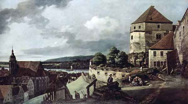 View from Pirna, Pirna, from the sun-stone fortress view - view 1