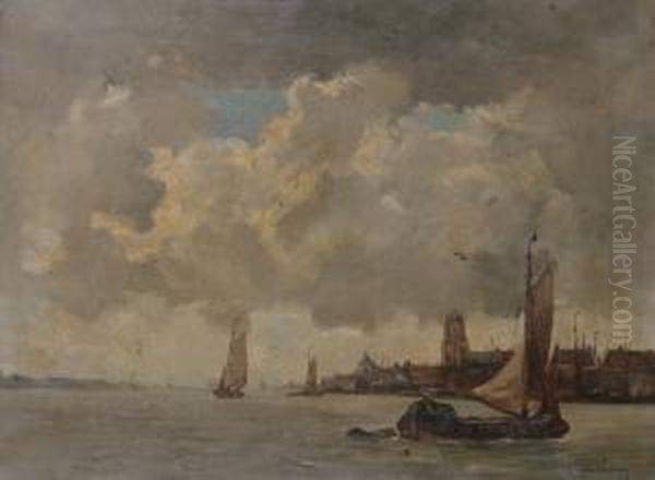 Zeeuws Scheldegezicht Met Stad Op De Achtergrond - view 1