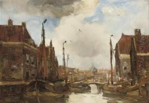 A View Of Dordrecht In Summer