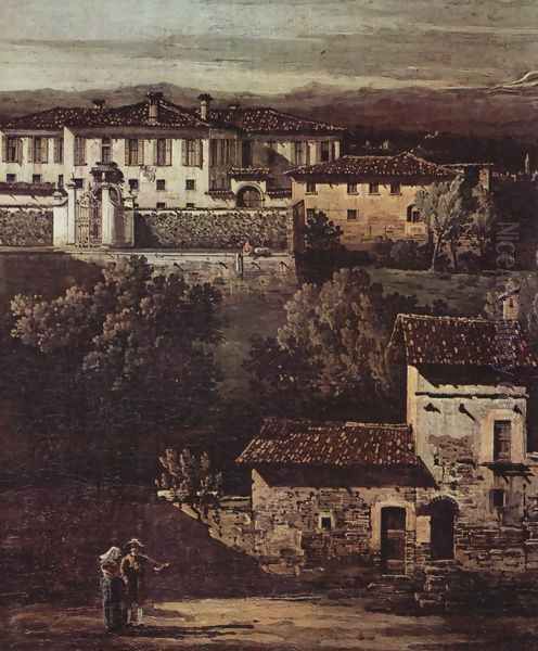 The village Gazzada view of the South-East at the Villa Melzi d'Eril, Detail 1 - view 1