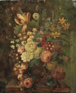 Still Life With Flowers by Jan Van Wegel