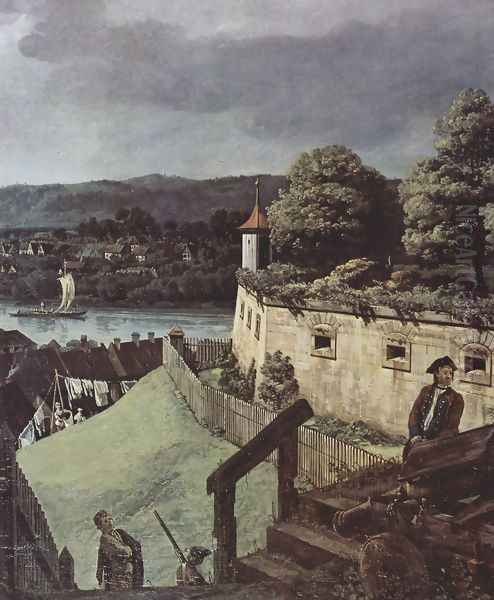 View from Pirna, Pirna, from the sun-stone fortress view, Detail 1 - view 1