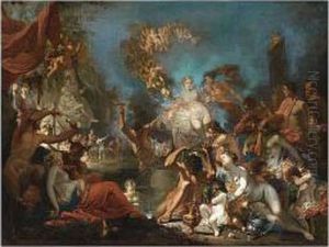 A Bacchanale Scene