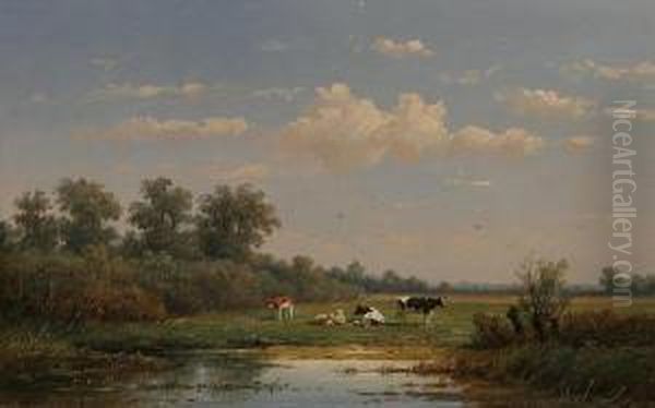 A Dutch Pasturage With Cattle - view 1