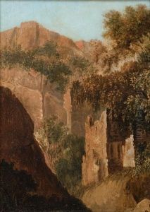 La Grotta Di Pozzuoli by (circle of) Wittel, Gaspar van (Vanvitelli)