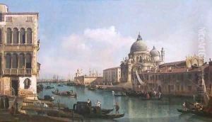 View of the Grand Canal and the Dogana by Bernardo Bellotto