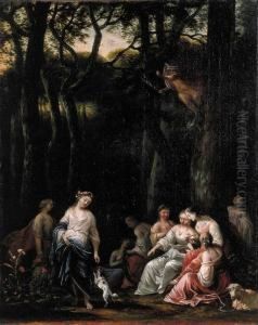 Mercury And Herse by Gerard Pietersz. Van Zijl
