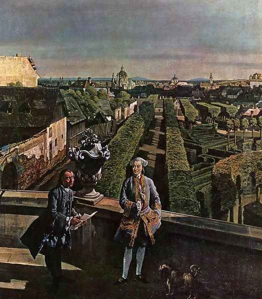 Vienna, Panorama from Palais Kaunitz (detail) - view 1