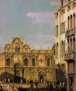 Rio dei Mendicanti with the Scuola di San Marco (detail) 2