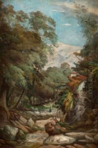 Paisaje by Joaquin Vancells Y Vieta