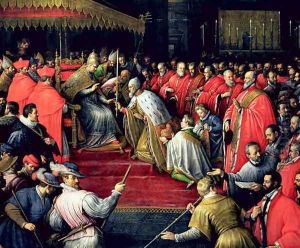 Pope Alexander III by Leandro Bassano