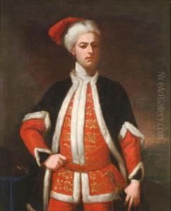 Portrait Of Agentleman by John Vanderbank