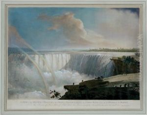 A View Of The Western Branch Of The Falls Of Niagara by John Vanderlyn