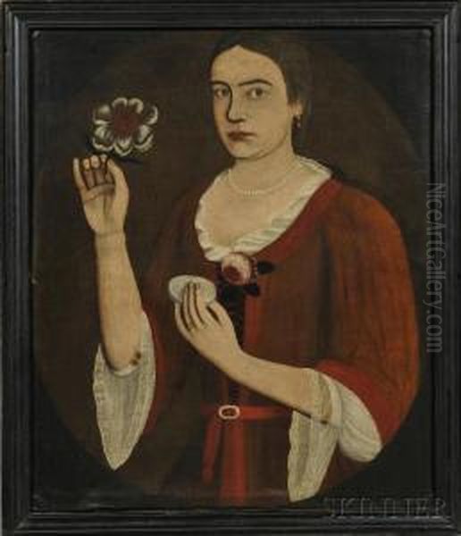 Portrait Of Elizabeth "betje" Van Dyck Vosburg - view 1
