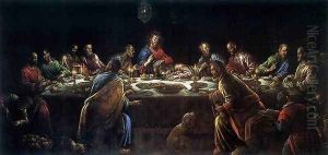 The Last Supper by Leandro Bassano