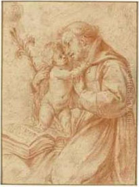 Saint Anthony Of Padua With The Infant Christ - view 1