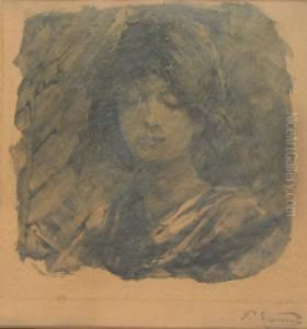 Volto Di Giovane Donna by Pietro Vanni