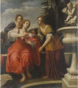 Susanna At The Well by Ottavio Vannini