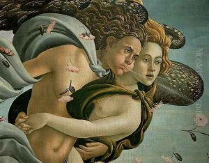 The Birth of Venus (detail 1) c. 1485