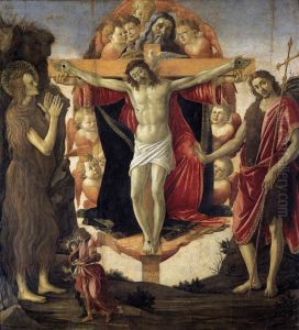 Holy Trinity (Pala della Convertite) 1491-93 by Sandro Botticelli