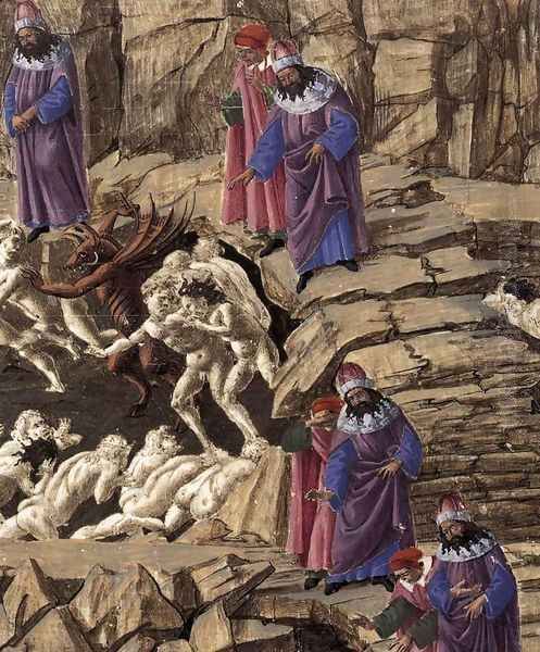 Inferno, Canto XVIII (detail) 1480s - view 1