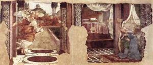 Annunciation 1481 by Sandro Botticelli
