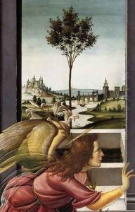 Cestello Annunciation (detail 1), 1489-90 by Sandro Botticelli